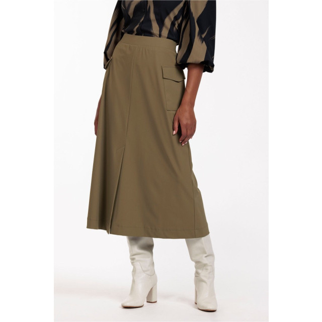 Studio Anneloes Lucy bonded cargo skirt army 4489.26.0006 large