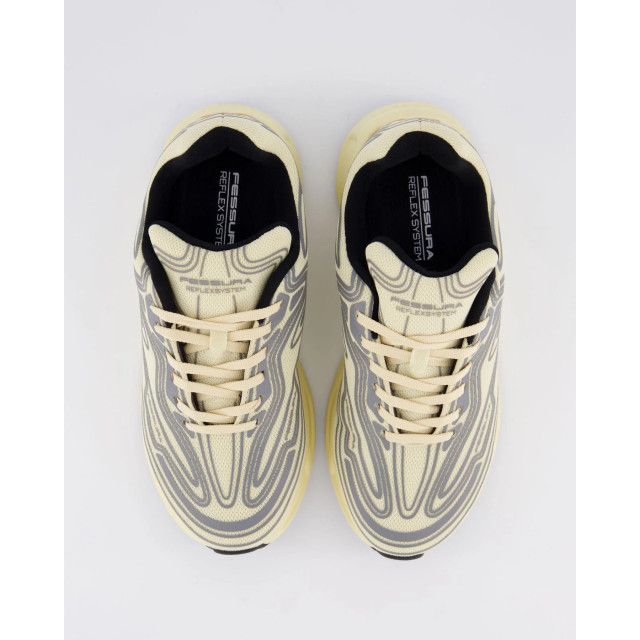 Fessura Dames runflex sneaker /grijs Runflex-Beige large