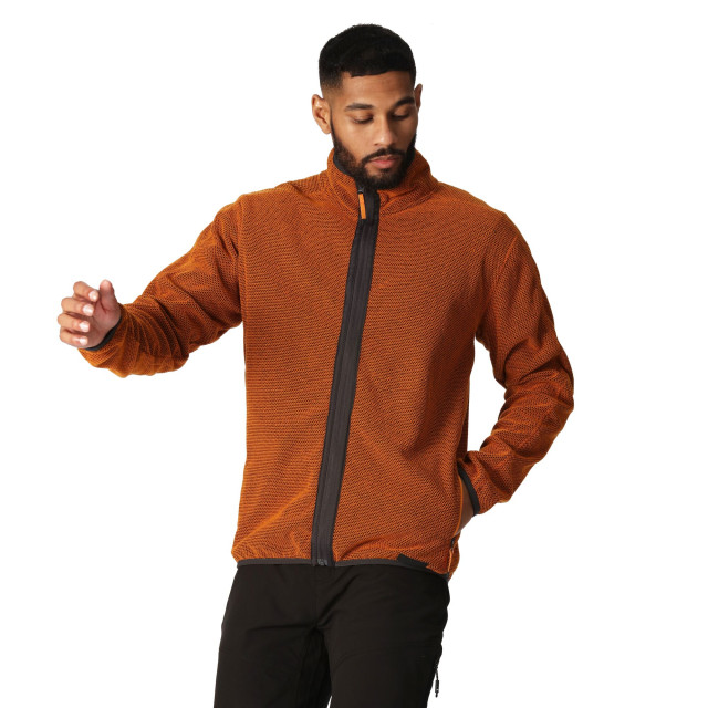 Regatta Heren kinwood full zip fleecejack UTRG8787_orangepepper large
