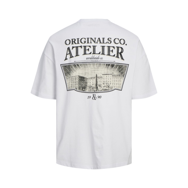 Jack & Jones Santorini oversize fit tee 12252644-WHT-M large