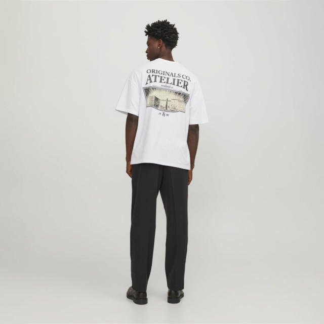 Jack & Jones Santorini oversize fit tee 12252644-WHT-M large