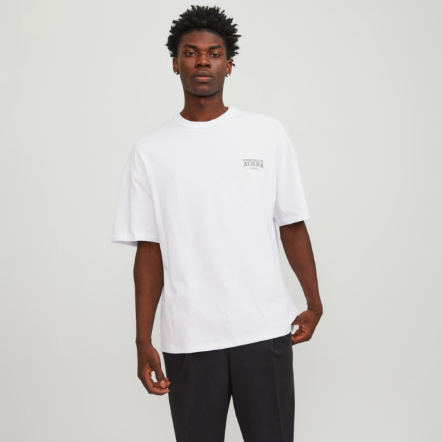 Jack & Jones Santorini oversize fit tee 12252644-WHT-M large