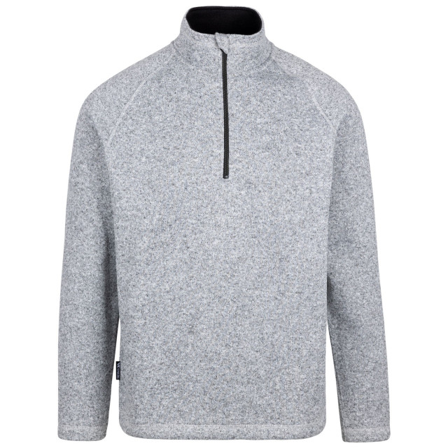 Trespass Heren corsham marl half zip fleece top UTTP6290_grey large