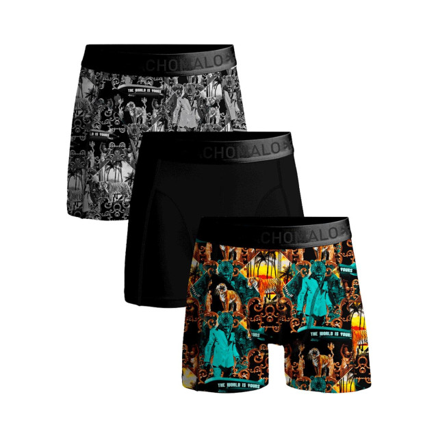 Muchachomalo Muchachomalo Heren Boxershorts - 3 Pack  Montana1010-07 large