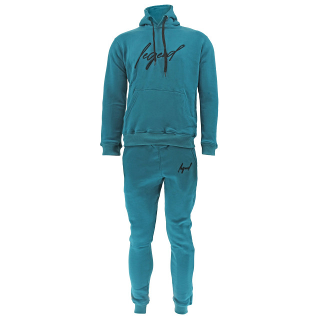 Legend Sports Joggingpak hoodie heren/dames signature milano petrol PROSW27JogingpakHoodieM large