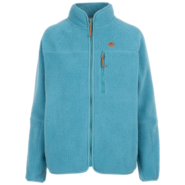 Trespass Dames quake leren biezen fleece jas UTTP6607_ghost large