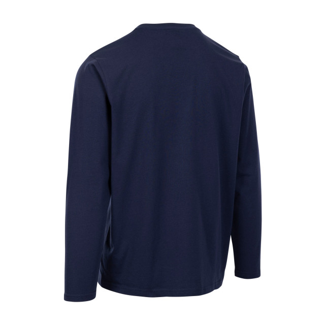 Trespass Heren flinder bedrukt t-shirt met lange mouwen UTTP6655_navy large