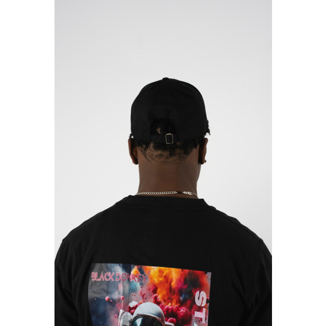 Black Donkey Space explorer t-shirt i black CH4-MCSET24-BL large