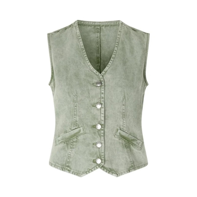 MbyM Flana-m denim vest green - Flana-M denim vest green - MbyM large