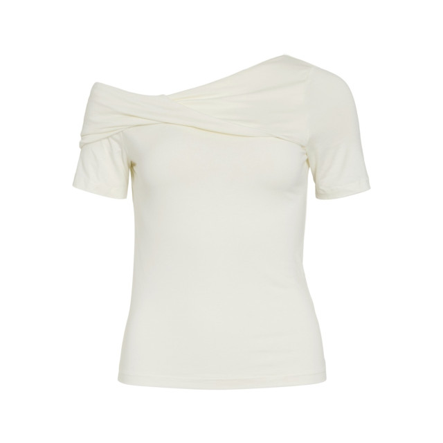 Vila Visuri ss twist top ecru 4382.03.0131 large Vila Visuri ss twist top ecru 4382.03.0131 large