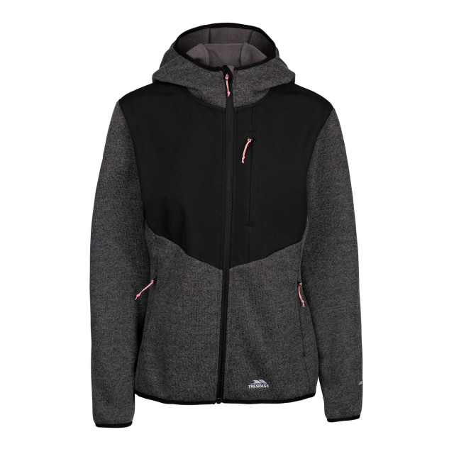 Trespass Dames tierra fleece jas UTTP6631_greymarl large