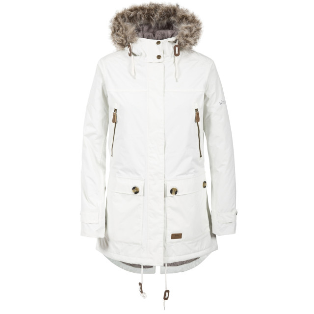 Trespass Dames clea waterbestendige gewatteerde jas UTTP3067_ghost large