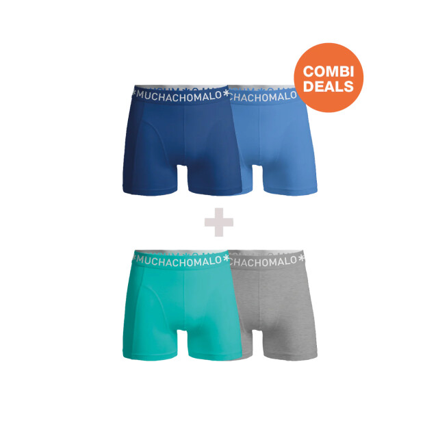 Muchachomalo Heren 2+2-pack boxershorts CDSOL974-1066 large Muchachomalo Heren 2+2-pack boxershorts CDSOL974-1066 large