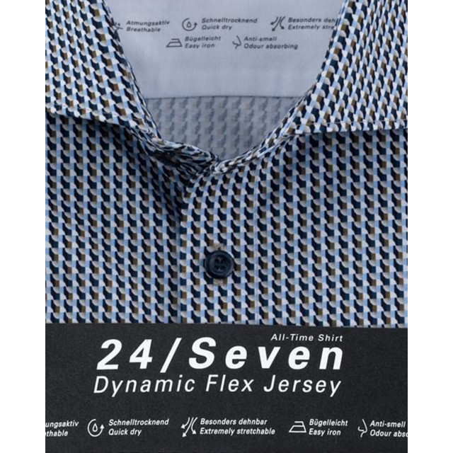 Olymp 24/seven level 5 overhemd met korte mouwen 075690-001-40 large