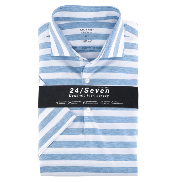 Olymp 24/seven level overhemd met korte mouwen 075698-001-40 large