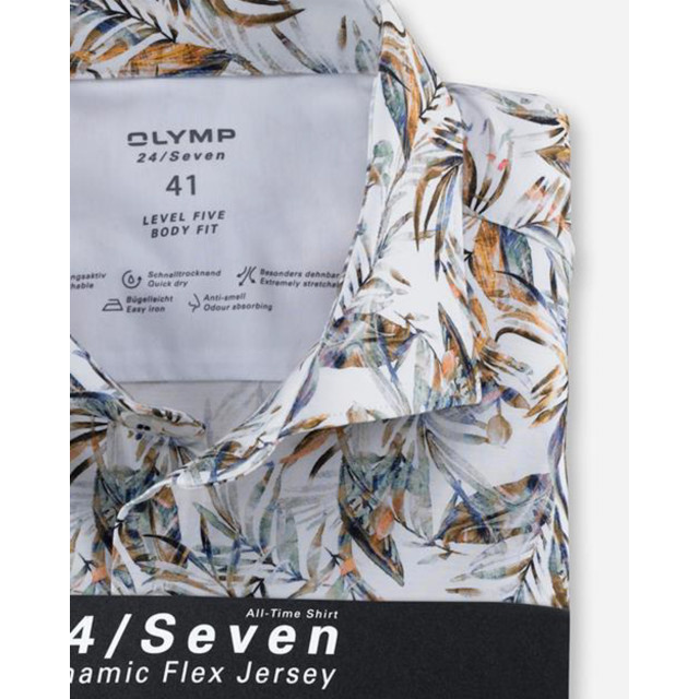 Olymp 24/seven level 5 overhemd met korte mouwen 075694-001-42 large