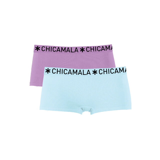 Muchachomalo Meisjes 2-pack boxershorts effen U-SOLID1215-28J large Muchachomalo Meisjes 2-pack boxershorts effen U-SOLID1215-28J large