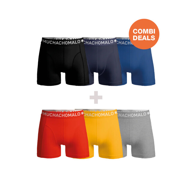 Muchachomalo Heren 3+3-pack boxershorts CDSOL1008-1059 large