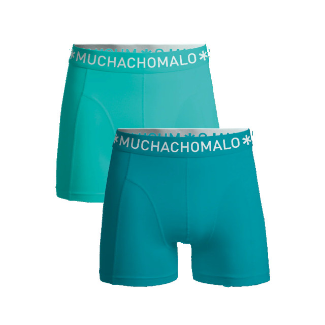 Muchachomalo Jongens 2-pack boxershorts effen U-SOLID1010-983J large