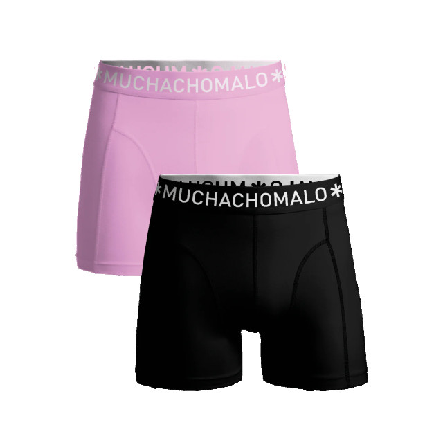 Muchachomalo Jongens 2-pack boxershorts effen U-SOLID1010-978J large