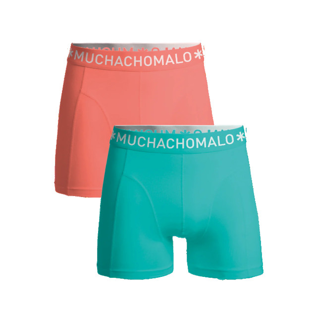 Muchachomalo Jongens 2-pack boxershorts effen U-SOLID1010-976J large