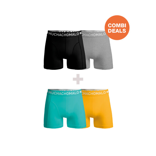 Muchachomalo Heren 2+2-pack boxershorts CDSOL1054-1055 large
