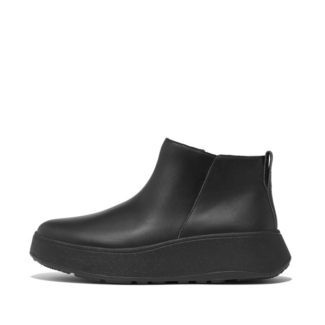 FitFlop F-mode leather flatform zip ankle boots GM2 large