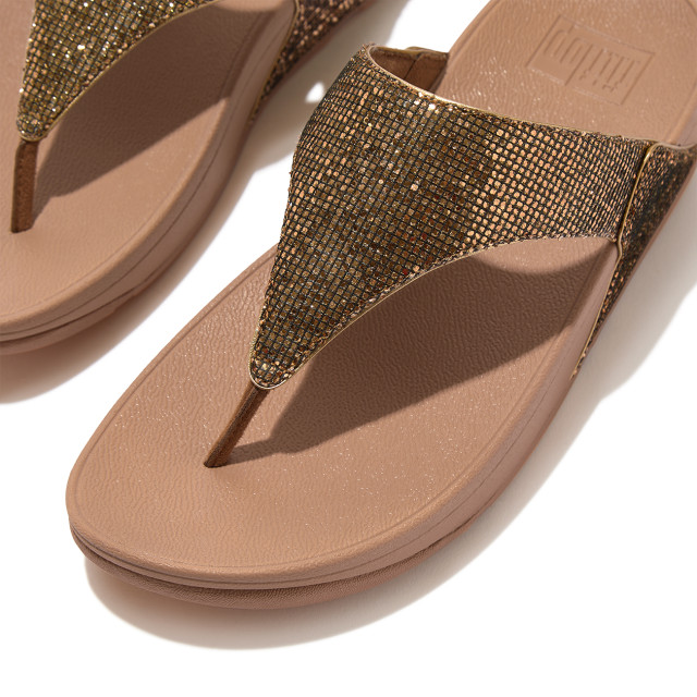 FitFlop Lulu toe post glitterball IF9 large FitFlop Lulu toe post glitterball IF9 large
