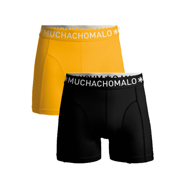 Muchachomalo Jongens 2-pack boxershorts effen U-SOLID1010-980J large