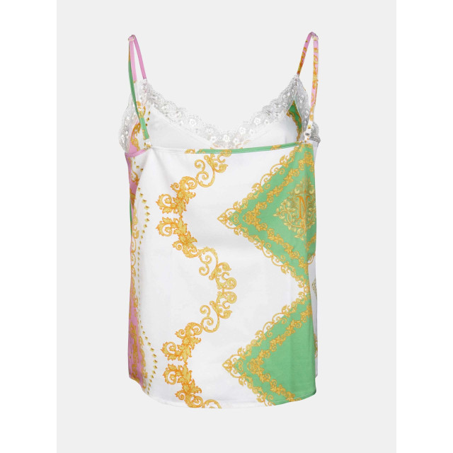 Mucho Gusto Slip top met baroque print Slip Top Ecru met Baroque Print large