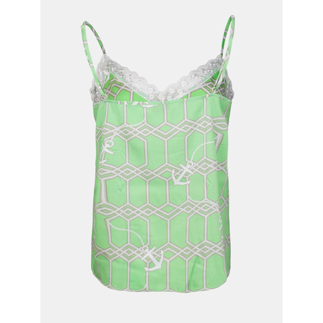 Mucho Gusto Slip top groen met anker print Slip Top Groen met Anker Print large