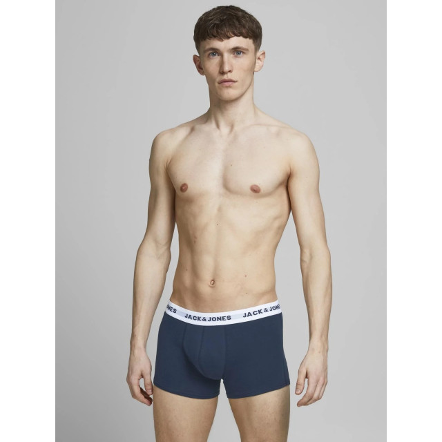 Jack & Jones Heren boxershorts jacsolid 12-pack effen onderbroeken 12189935-Black/4XBlack large