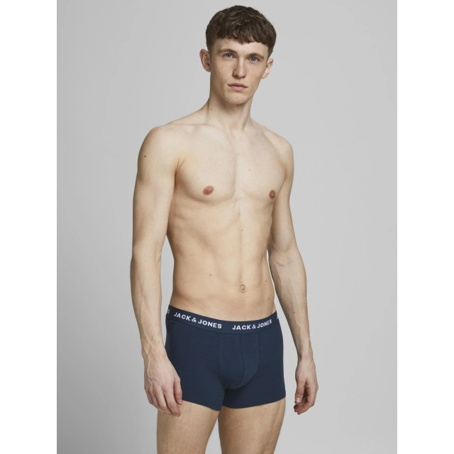 Jack & Jones Heren boxershorts jacsolid 12-pack effen onderbroeken 12189935-Black/4XBlack large