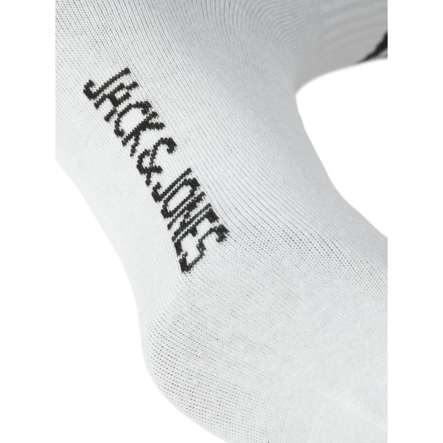 Jack & Jones Heren tennissokken wit 3-pack 12260082 large