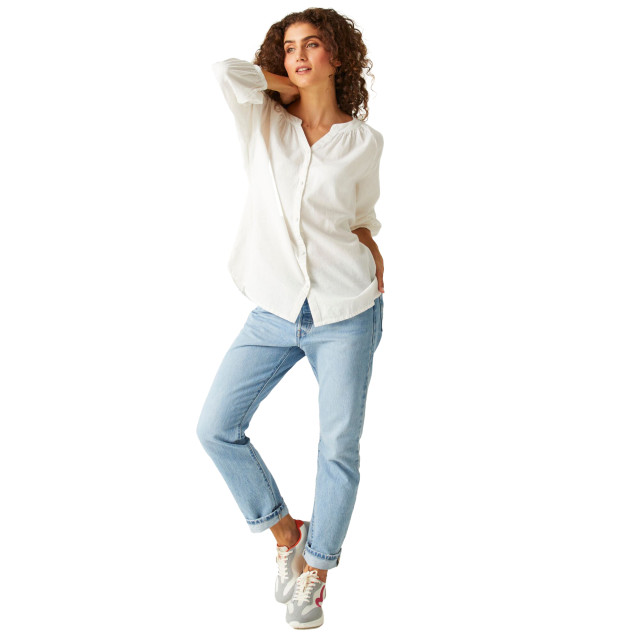 Regatta Dames natuna lichtgewicht shirt UTRG10736_white large Regatta Dames natuna lichtgewicht shirt UTRG10736_white large
