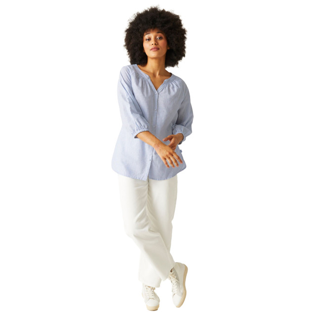 Regatta Dames natuna lichtgewicht shirt UTRG10736_blue large