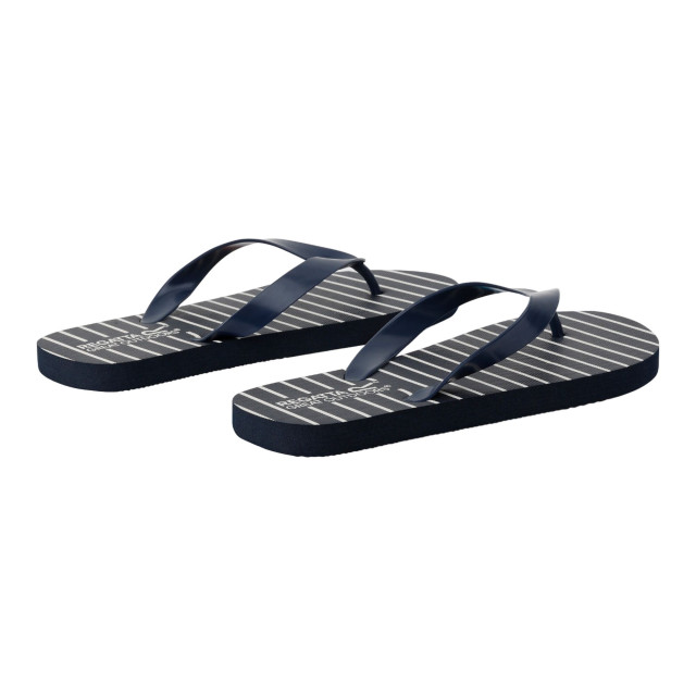 Regatta Dames bali stripe teenslippers UTRG10762_navy large