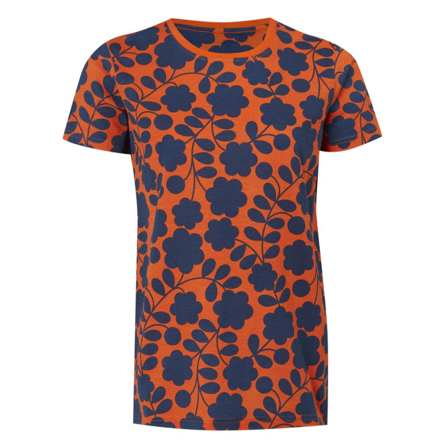 Regatta Dames orla kiely bloemen t-shirt UTRG10813_orange large