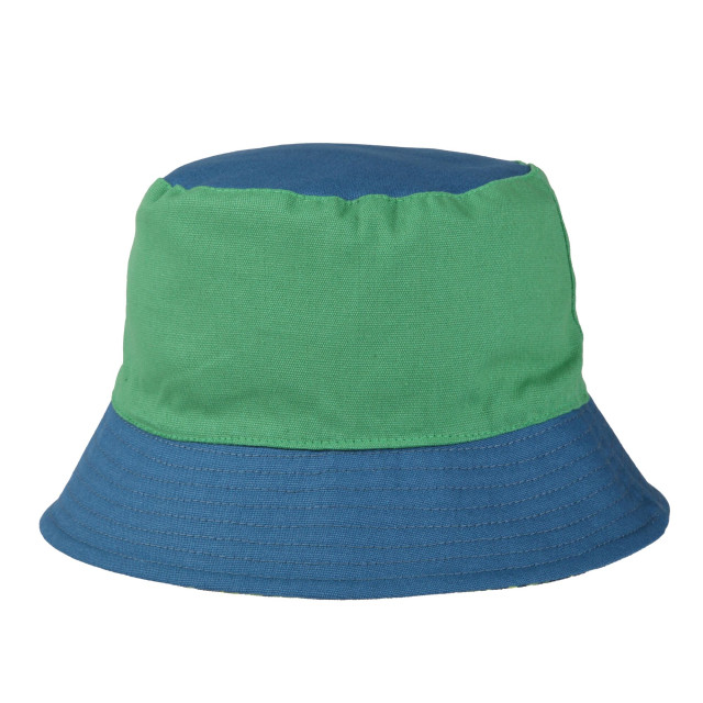 Regatta Kinder/kinder scratch omkeerbare emmer hoed UTRG10797_piquantgreenmoroccanblue large