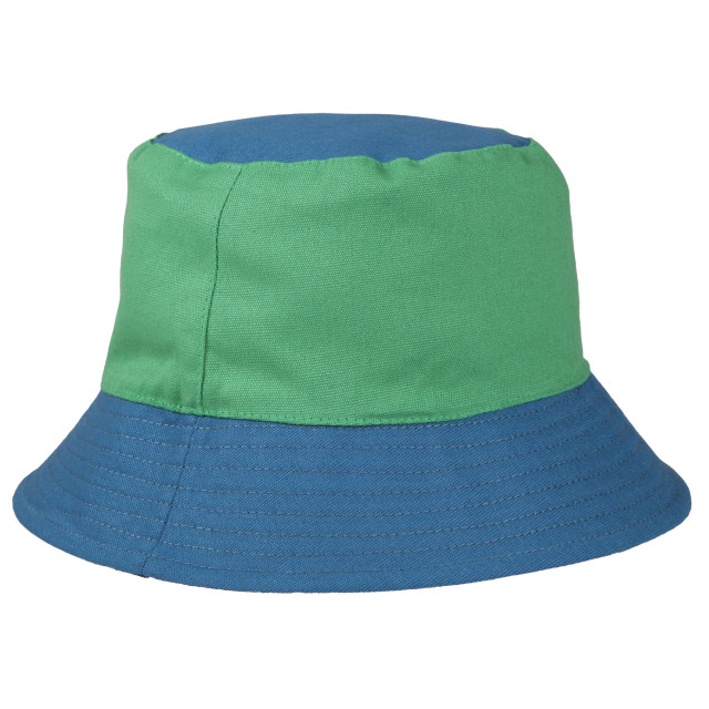 Regatta Kinder/kinder scratch omkeerbare emmer hoed UTRG10797_piquantgreenmoroccanblue large