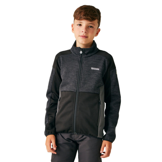 Regatta Kinder/kinder highton iii fleecejack UTRG10837_sealgreyblack large