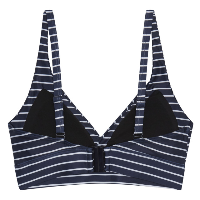 Regatta Dames paloma stripe gestructureerde bikinitop UTRG9081_navywhite large