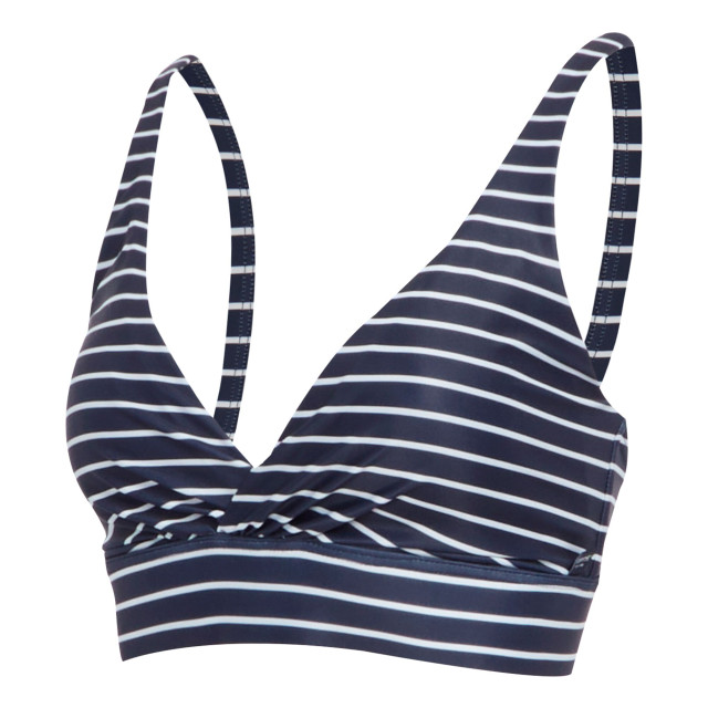 Regatta Dames paloma stripe gestructureerde bikinitop UTRG9081_navywhite large