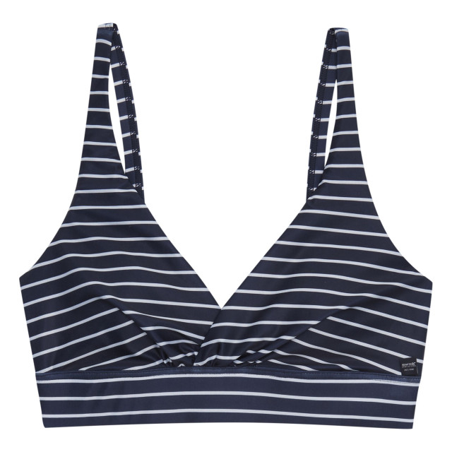 Regatta Dames paloma stripe gestructureerde bikinitop UTRG9081_navywhite large