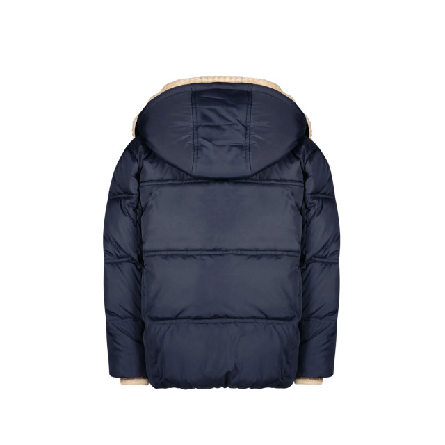 Like Flo Meisjes winterjas fancy met capuchon amaya navy F407-5214-190 large