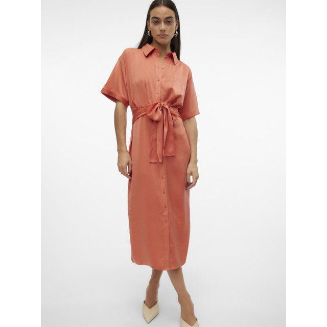 Vero Moda Vmonilla 24 78 dress koraal 4429.42.0185 large Vero Moda Vmonilla 24 78 dress koraal 4429.42.0185 large