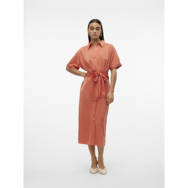 Vero Moda Vmonilla 24 78 dress koraal 4429.42.0185 large Vero Moda Vmonilla 24 78 dress koraal 4429.42.0185 large