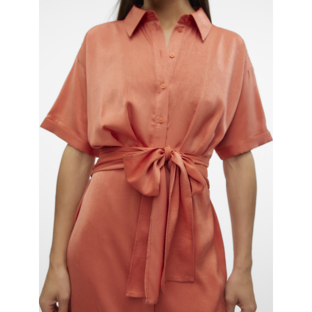 Vero Moda Vmonilla 24 78 dress koraal 4429.42.0185 large Vero Moda Vmonilla 24 78 dress koraal 4429.42.0185 large