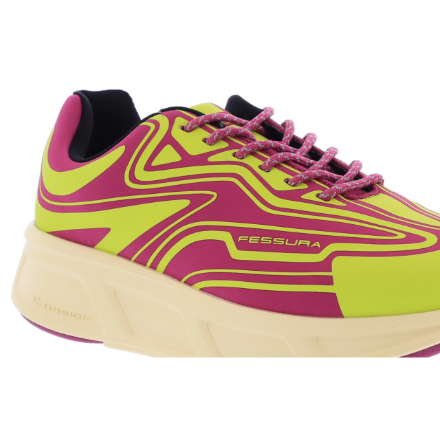 Fessura Dames runflex 02 sneaker /roze Runflex 02-Geel/Rood large
