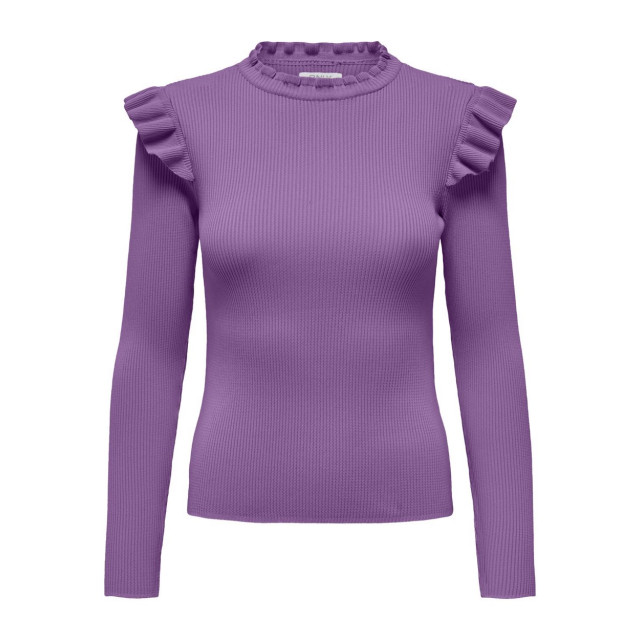 Only Onlsia sally ruffle ls pullover knt - 4329.50.0028 large